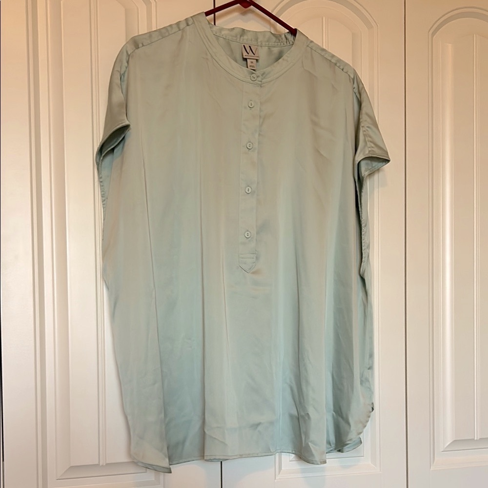 Worthington Green Casual Blouse 3X